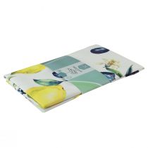 Artículo Camino de mesa camino de mesa limones y aceitunas textil de verano 138×32cm