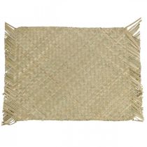 Artículo Mantel individual algas marinas decoración de mesa rectangular jacinto de agua naturaleza 33 × 48cm