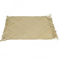 Artículo Mantel individual algas marinas decoración de mesa rectangular jacinto de agua naturaleza 33 × 48cm