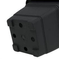 Artículo Maceta “Nora” 23cm x 23cm H18,5cm antracita 1 pieza