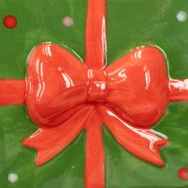 Artículo Maceta de cerámica para decoración navideña, diseño de regalo con bonitos pies.