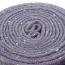 Cinta de fieltro Potband púrpura con puntos 15cm x 5m