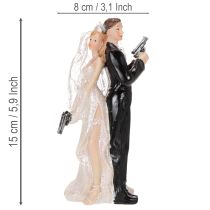 Artículo Figura para tarta de novios de 15,5 cm