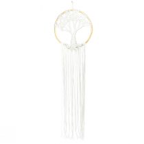 Atrapasueños macramé decoración de pared árbol de la vida boho Ø28cm H92cm