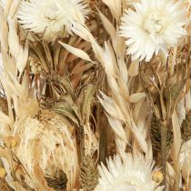 Artículo Flores secas oro blanco con capuchón flores Phalaris 30cm 200g