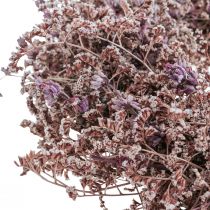 Artículo Corona de flores secas lavanda de mar naturaleza Ø30cm