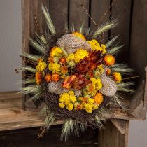 Ramo de flores secas Ramo de flores de pradera Naranja H50cm 300g