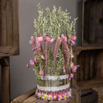 Ramo seco Ramo de flores de pradera Rosa H50cm 140g