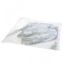 Artículo Plantas secas decorativas de fibra de palma blanca, 250 g, material para manualidades