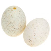 Artículo Huevos de pavo naturales 6,5 cm 10 uds.