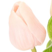 Artículo Tulipanes artificiales para decoración primaveral, salón y cocina, con aspecto realista, 30cm, 7 piezas