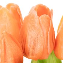 Artículo Tulipanes artificiales para decoración primaveral, salón y cocina, con aspecto realista, 30cm, 7 piezas