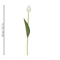 Artículo Tulipanes artificiales decorativos para un diseño interior elegante, 40 cm, 5 unidades