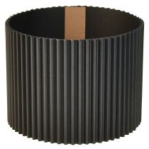 Artículo Maceta de papel negra Ø19cm H14cm 3 uds
