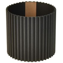 Artículo Maceta de papel negra Ø13cm H12cm 4 uds