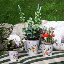 Artículo Maceta cubo metal con asa Ø14/11.5/9.5cm juego de 3