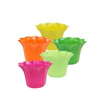 Artículo Jardinera de plástico, colores surtidos. Ø9cm 10 piezas