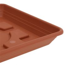 Artículo Posavasos Lara cuadrado 20cm x 20cm terracota 1ud