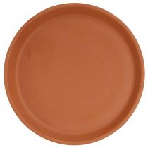 Artículo Posavasos Mediterráneo, cuenco de cerámica terracota Ø10,7cm