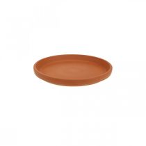 Artículo Posavasos para macetas, terracota, cuenco para comida, base para arreglos Ø8,8cm