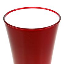 Artículo Jarrón “Fizzy” Ø20cm H35cm rojo 1ud