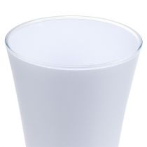 Artículo Jarrón “Fizzy” Ø20cm H35cm blanco 1ud
