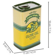 Artículo Jarrón de cerámica para aceite de oliva: decoración de mesa perfecta para flores secas, 18 cm