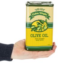 Artículo Jarrón de cerámica para aceite de oliva: decoración de mesa perfecta para flores secas, 18 cm