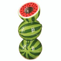 Artículo Jarrón sandía jarrón de cerámica decoración de verano cerámica H22cm