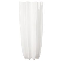 Artículo Jarrón de flores estriado, jarrón decorativo moderno de 38 cm.