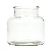 Artículo Mini jarrones de vidrio decorativos retro jarrones de vidrio Ø12cm H12cm 6ud