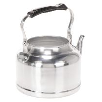 Artículo Tetera/maceta decorativa vintage, de metal con aspecto de zinc, Ø19cm H15cm