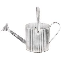 Artículo Maceta vintage de 17 cm de diámetro, regadera decorativa, maceta de metal estilo shabby chic.