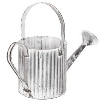 Artículo Maceta vintage de 17 cm de diámetro, regadera decorativa, maceta de metal estilo shabby chic.