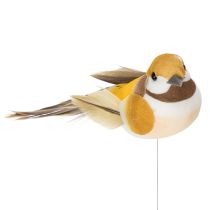 Artículo Adornos de pájaros para mesas festivas. Estacas versátiles para pájaros, 10 cm, 12 unidades.