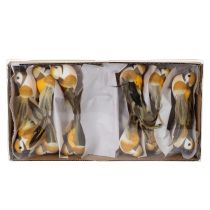 Artículo Adornos de pájaros para mesas festivas. Estacas versátiles para pájaros, 10 cm, 12 unidades.
