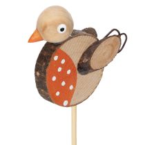 Artículo Estacas de madera para jardín de pájaros para una decoración creativa en primavera y verano, 33 cm, 16 piezas