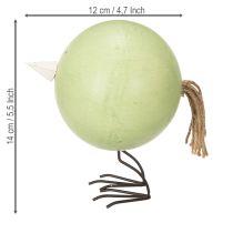 Artículo Figuras decorativas de pollitos como alegre punto de atracción para la primavera y la Pascua, 12 cm, 3 piezas