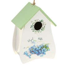 Artículo Casita para pájaros para habitaciones elegantes con diseño floral y aire nostálgico 21 cm