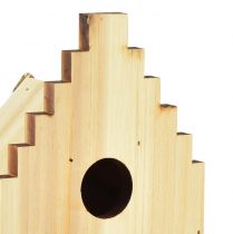 Artículo Pajarera Caja de madera para cría Abeto herrerillo azul Al. 22,5 cm 3 piezas