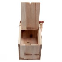 Artículo Caja nido para pajarera de madera natural marrón/beige 23cm 1 pieza