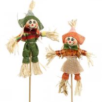 Espantapájaros para decorar en el palo decoración de otoño 24pcs
