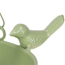 Artículo Comedero para pájaros resistente a la intemperie con suspensión de cadena y pájaros decorativos, 47 cm