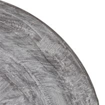 Artículo Baño para pájaros decorativo con delicado estampado de hojas en estilo vintage, 74 cm