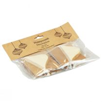 Artículo Bolas de panal bolas de panal cebolla crema oro blanco Ø8cm 4 piezas