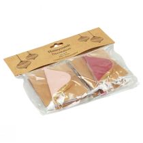 Artículo Bolas de nido de abeja bolas de nido de abeja cebolla rosa vino tinto Ø8cm 4uds