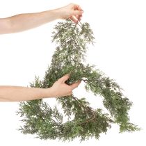 Artículo Guirnalda artificial de enebro, decoración navideña para mesa o ventana, 185 cm.
