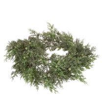 Artículo Guirnalda artificial de enebro, decoración navideña para mesa o ventana, 185 cm.