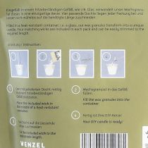 Artículo Arena para velas cera blanca granulada para velas con mecha 400g