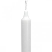 Artículo Velas de cera PURE velas de palo blanco 250/23mm cera natural 4 piezas